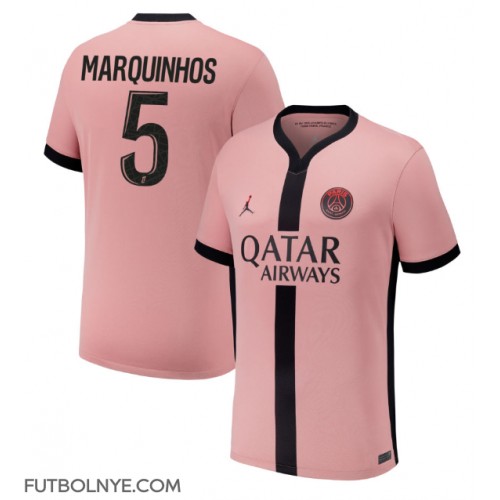 Camiseta Paris Saint-Germain Marquinhos #5 Tercera Equipación 2024-25 manga corta